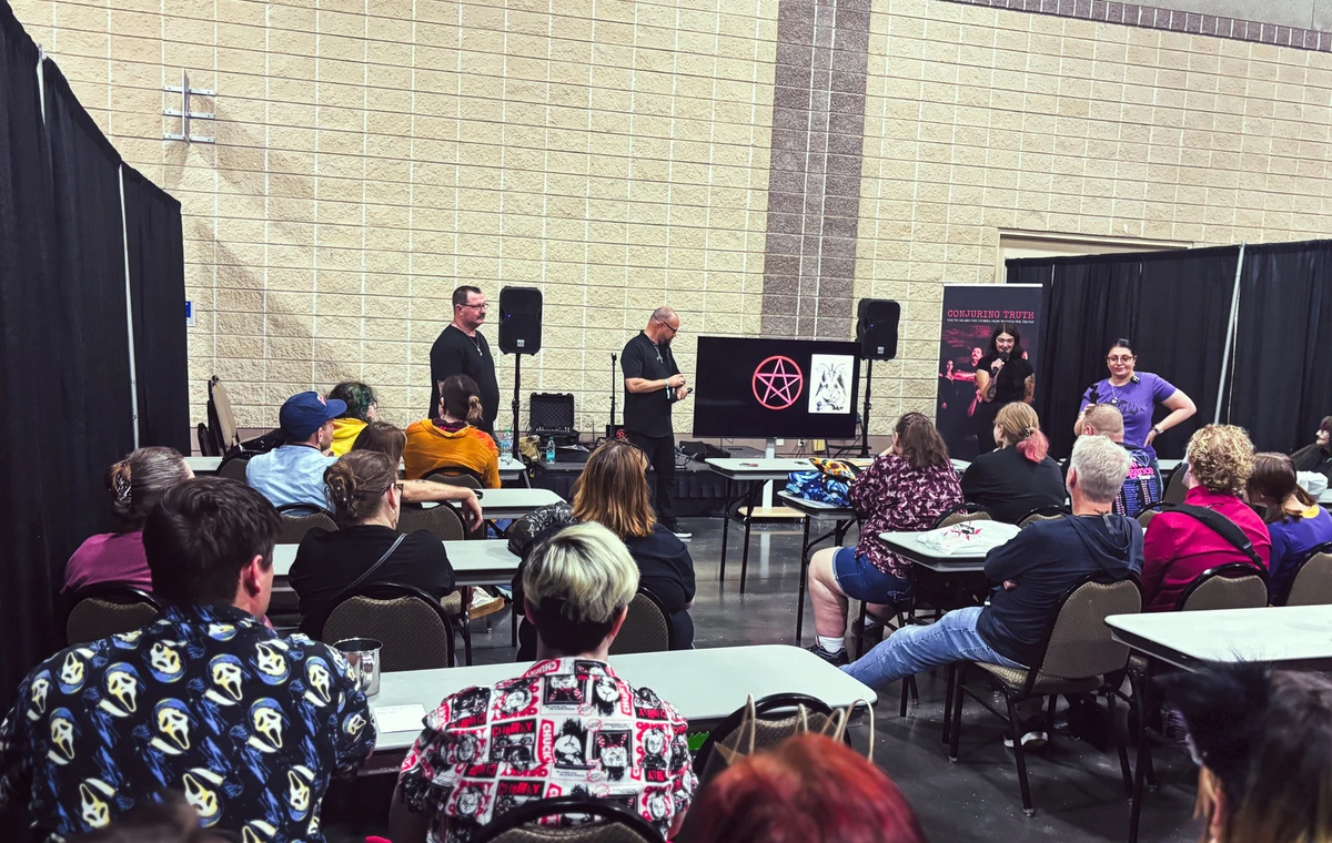 Conjuring Truth panel at CreepyCon in Knoxville, Tennessee